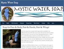 Tablet Screenshot of mysticwatersoap.com